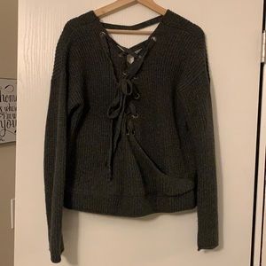 Open Back Sweater
